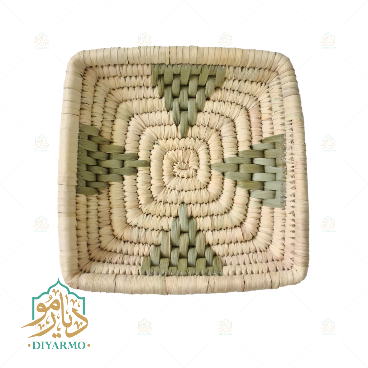 بشقاب مربع حصیری – کد DM67