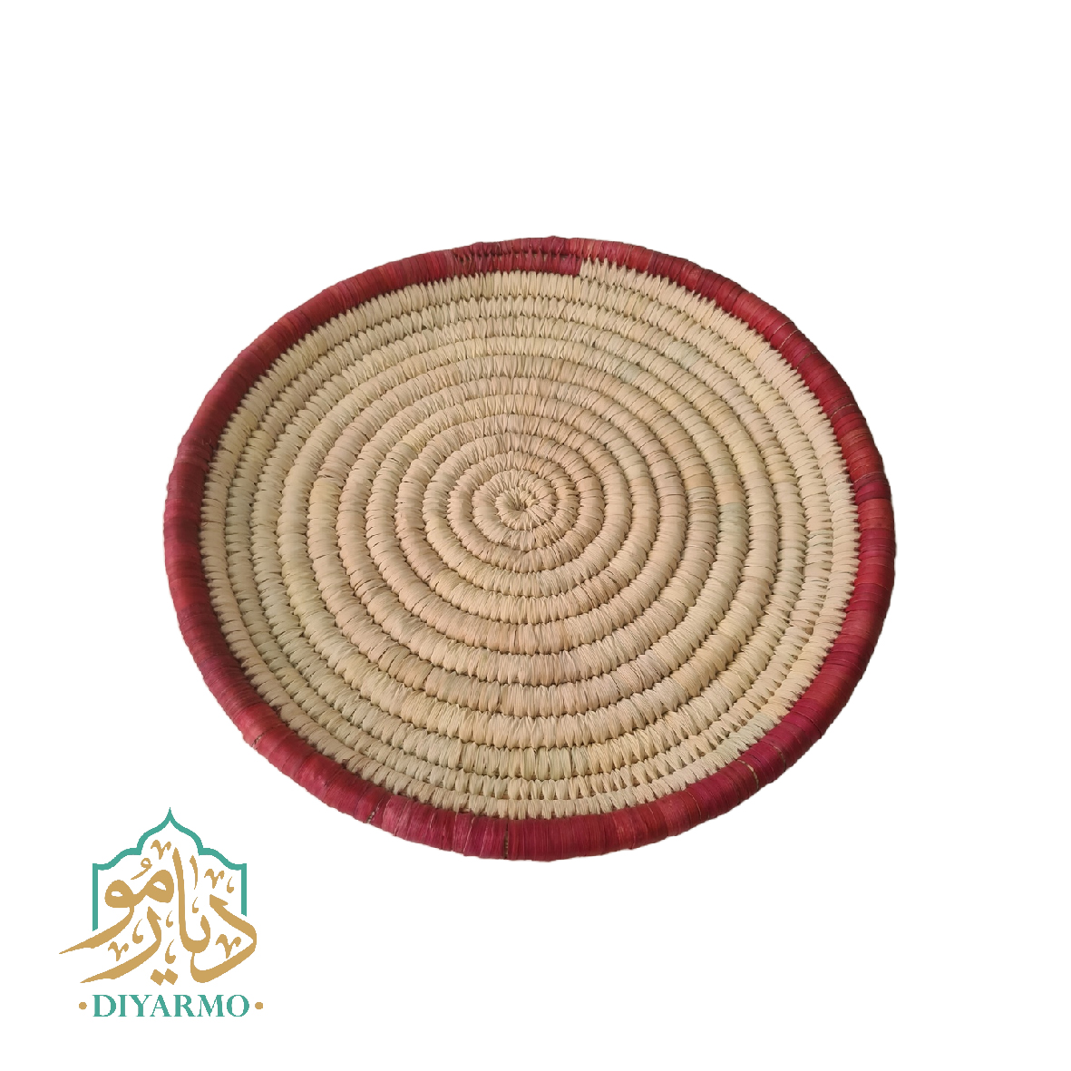 سینی حصیری لبه رنگی – کد dm114