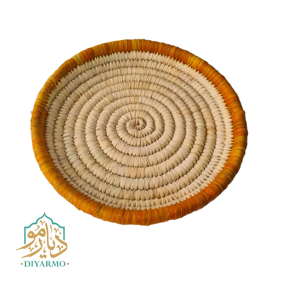 سینی حصیری لبه رنگی – کد dm115