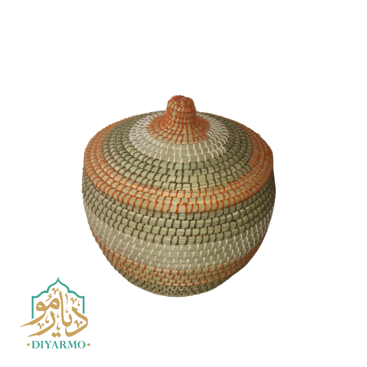 خمره حصیری نخ دوزی- کد dm117