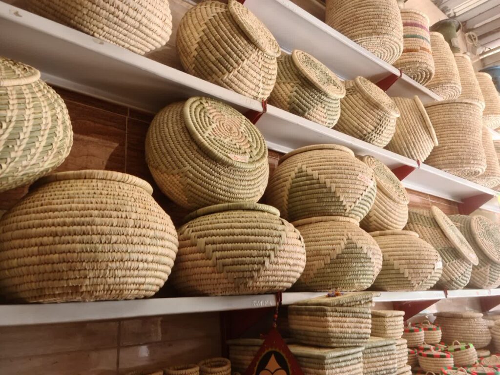 خمره حصیری برنج